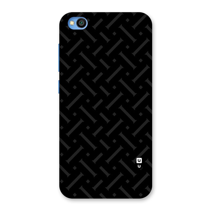 Classic Pipes Pattern Back Case for Redmi Go
