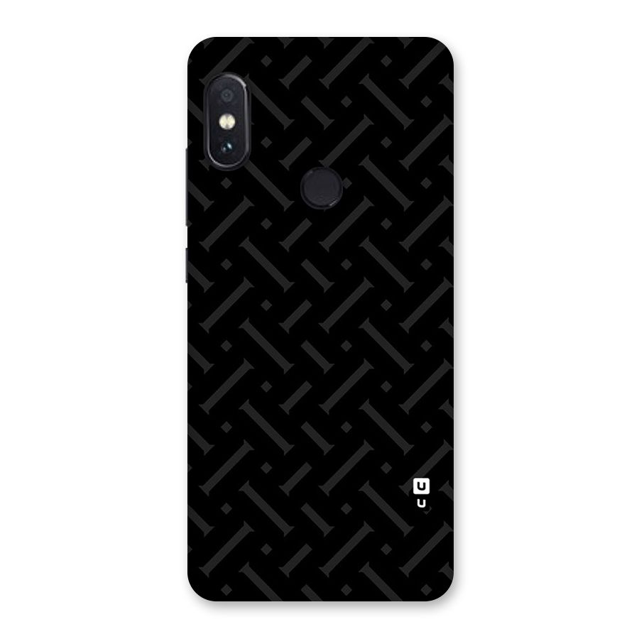 Classic Pipes Pattern Back Case for Redmi Note 5 Pro