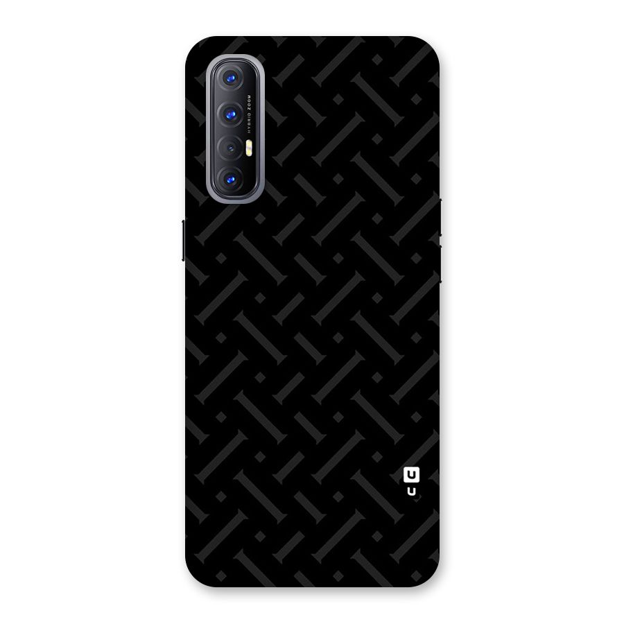Classic Pipes Pattern Back Case for Reno3 Pro