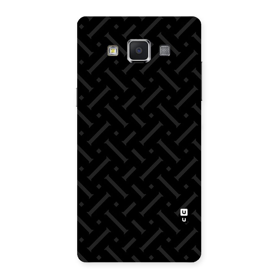 Classic Pipes Pattern Back Case for Samsung Galaxy A5