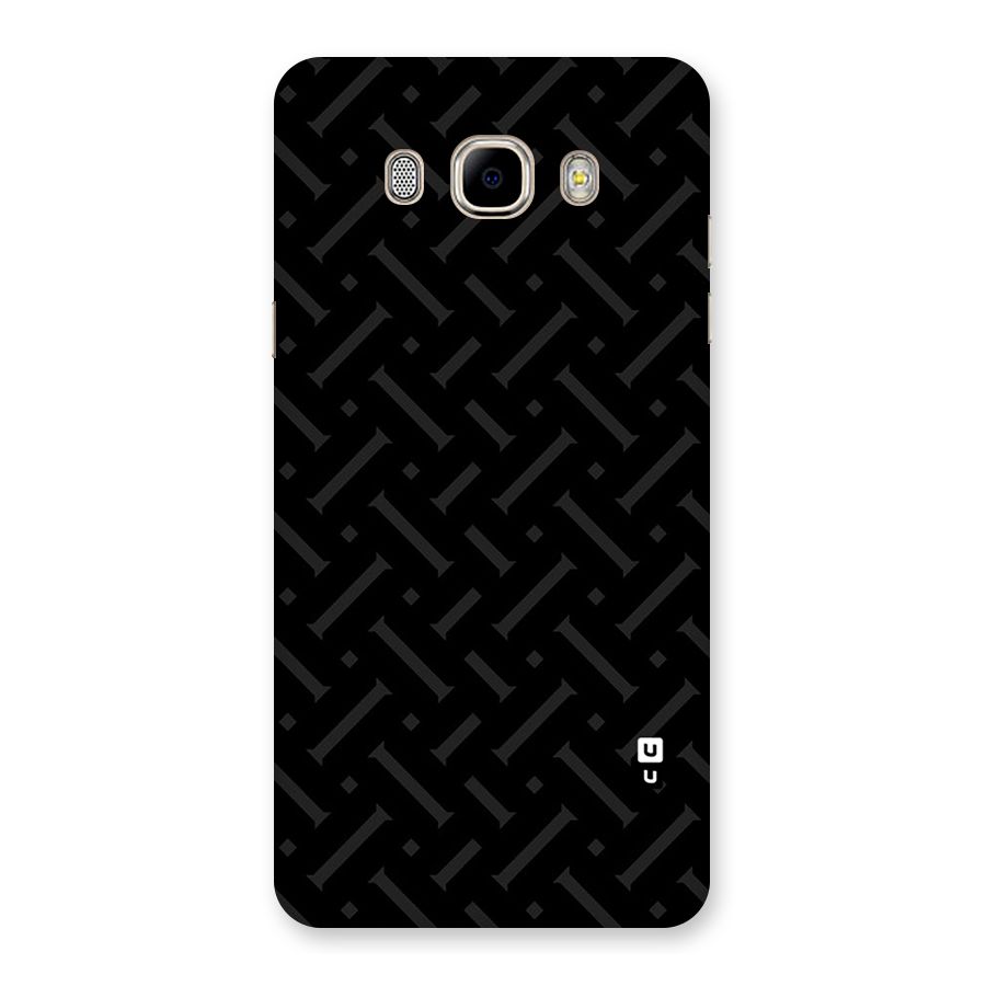 Classic Pipes Pattern Back Case for Samsung Galaxy J7 2016