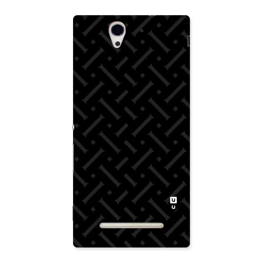 Classic Pipes Pattern Back Case for Sony Xperia C3