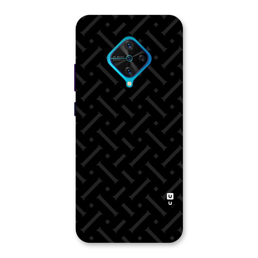 Classic Pipes Pattern Back Case for Vivo S1 Pro