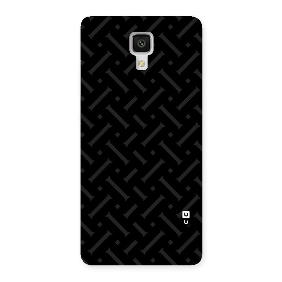 Classic Pipes Pattern Back Case for Xiaomi Mi 4
