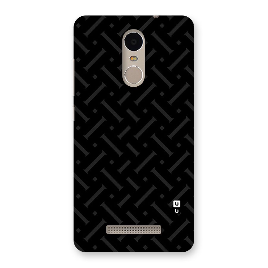Classic Pipes Pattern Back Case for Xiaomi Redmi Note 3