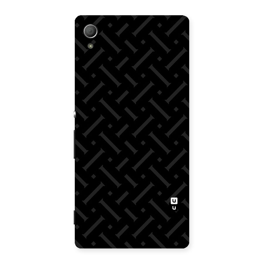 Classic Pipes Pattern Back Case for Xperia Z4