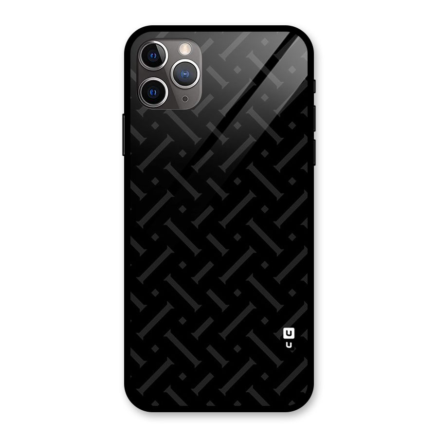 Classic Pipes Pattern Glass Back Case for iPhone 11 Pro Max