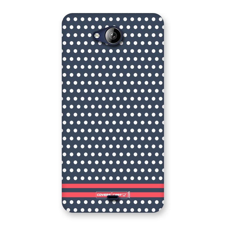 Classic Polka Dots Back Case for Canvas Play Q355