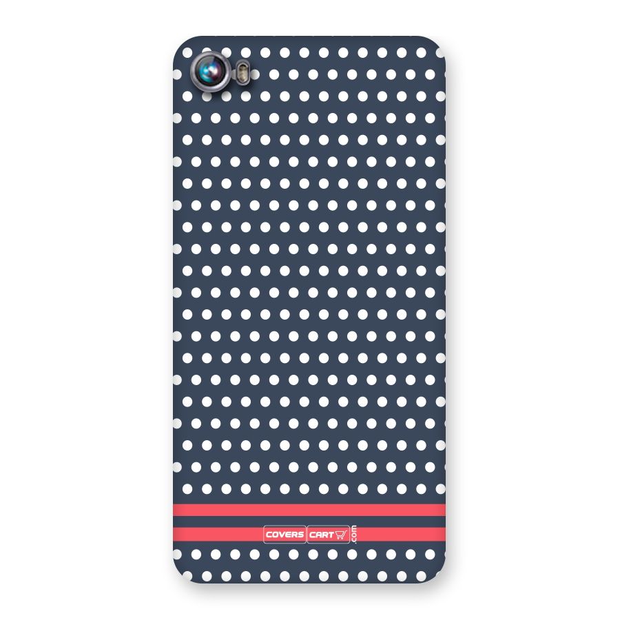 Classic Polka Dots Back Case for Micromax Canvas Fire 4 A107