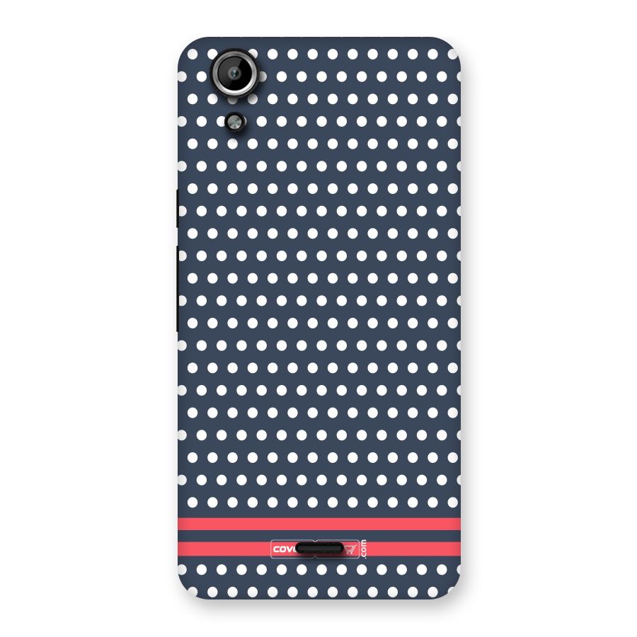 Classic Polka Dots Back Case for Micromax Canvas Selfie Lens Q345