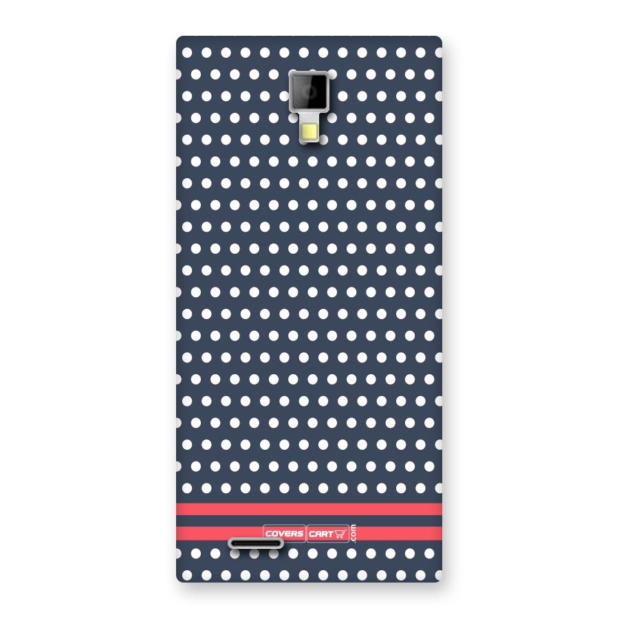 Classic Polka Dots Back Case for Micromax Canvas Xpress A99