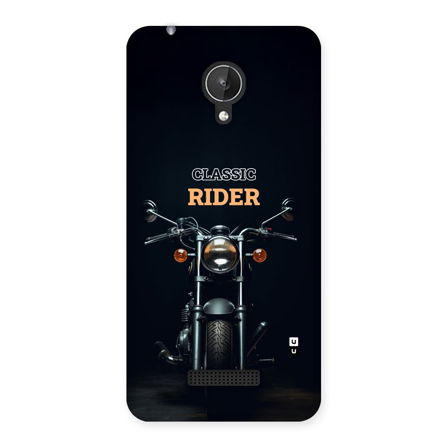 Classic RIder Back Case for Canvas Spark Q380