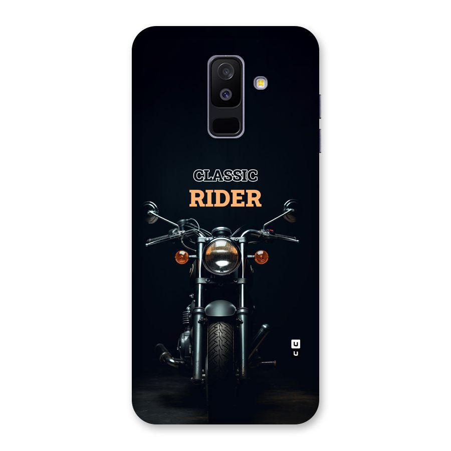 Classic RIder Back Case for Galaxy A6 Plus