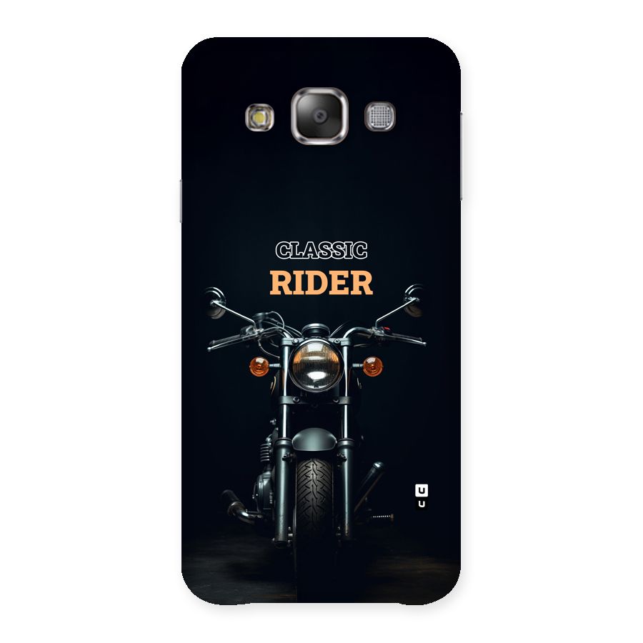 Classic RIder Back Case for Galaxy E7