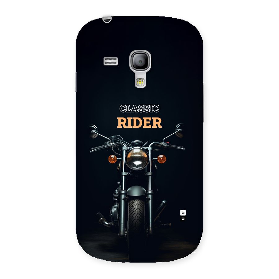 Classic RIder Back Case for Galaxy S3 Mini