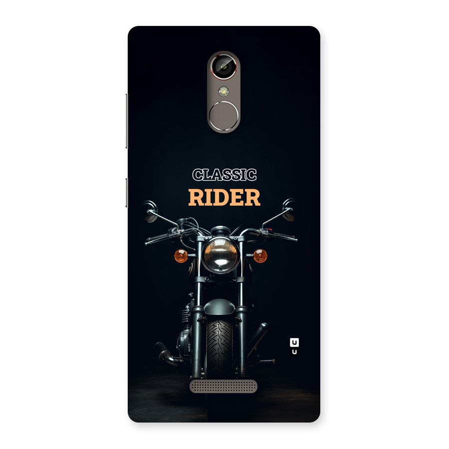 Classic RIder Back Case for Gionee S6s