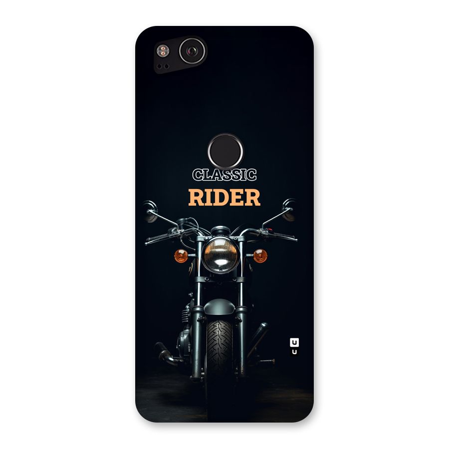 Classic RIder Back Case for Google Pixel 2