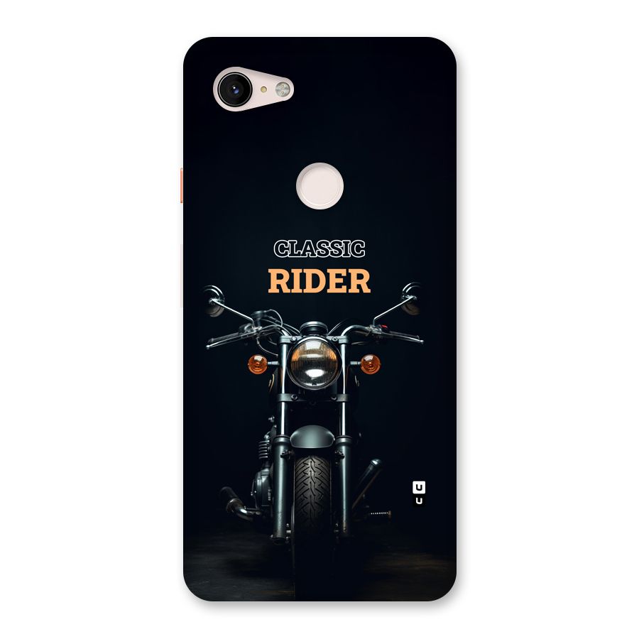 Classic RIder Back Case for Google Pixel 3 XL