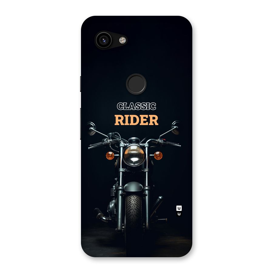 Classic RIder Back Case for Google Pixel 3a