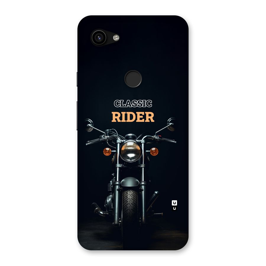 Classic RIder Back Case for Google Pixel 3a XL