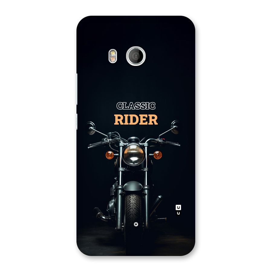 Classic RIder Back Case for HTC U11