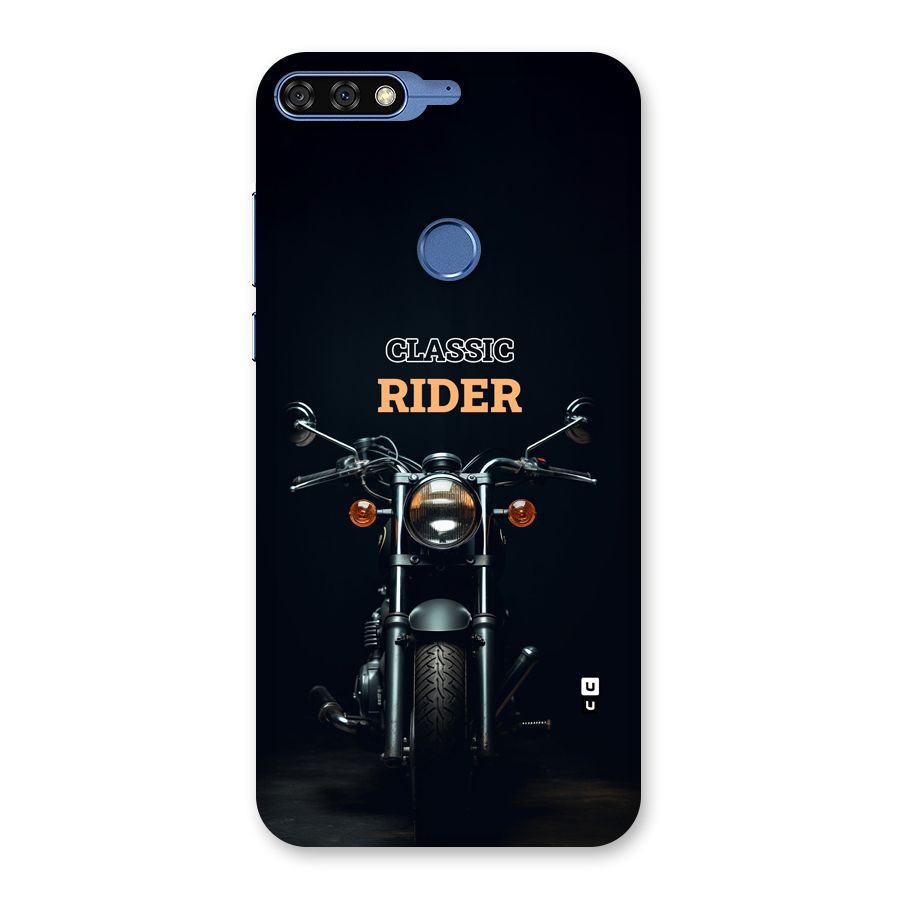 Classic RIder Back Case for Honor 7C