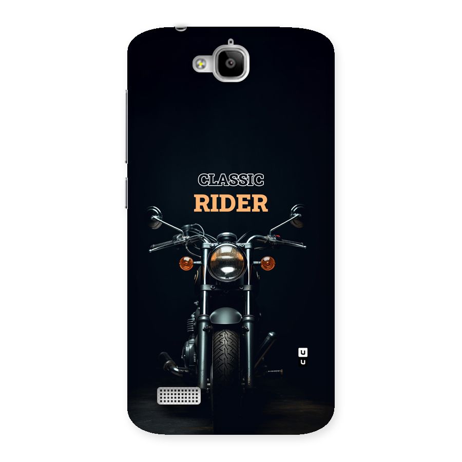 Classic RIder Back Case for Honor Holly