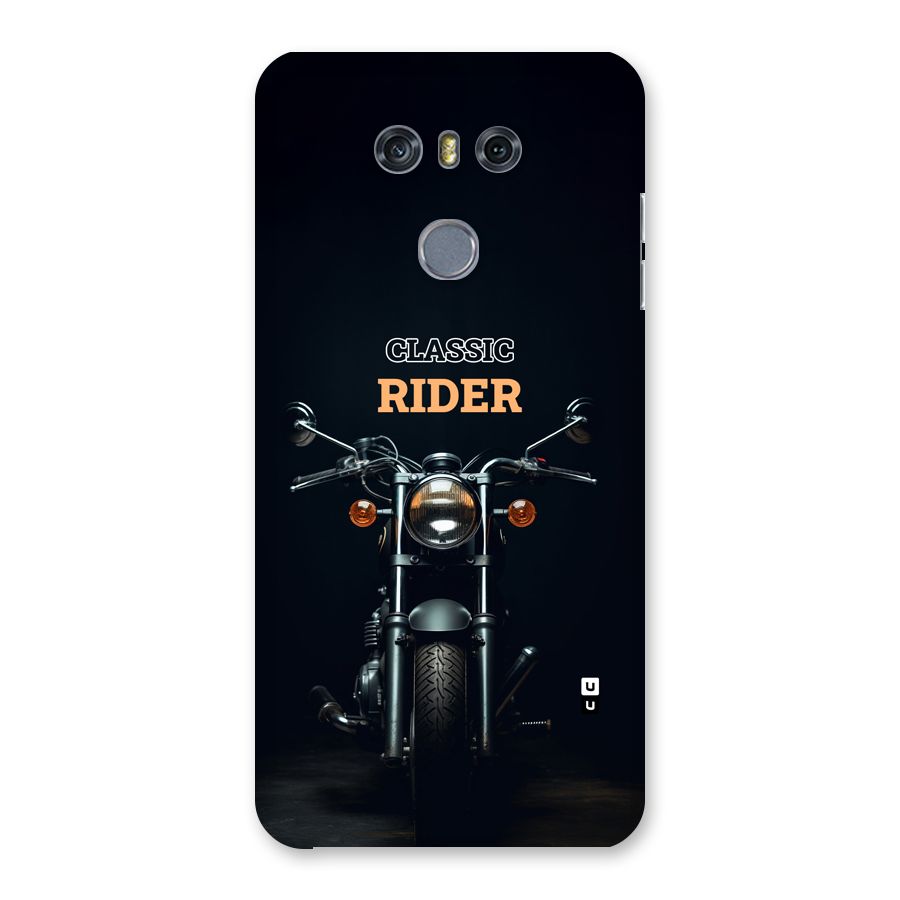 Classic RIder Back Case for LG G6