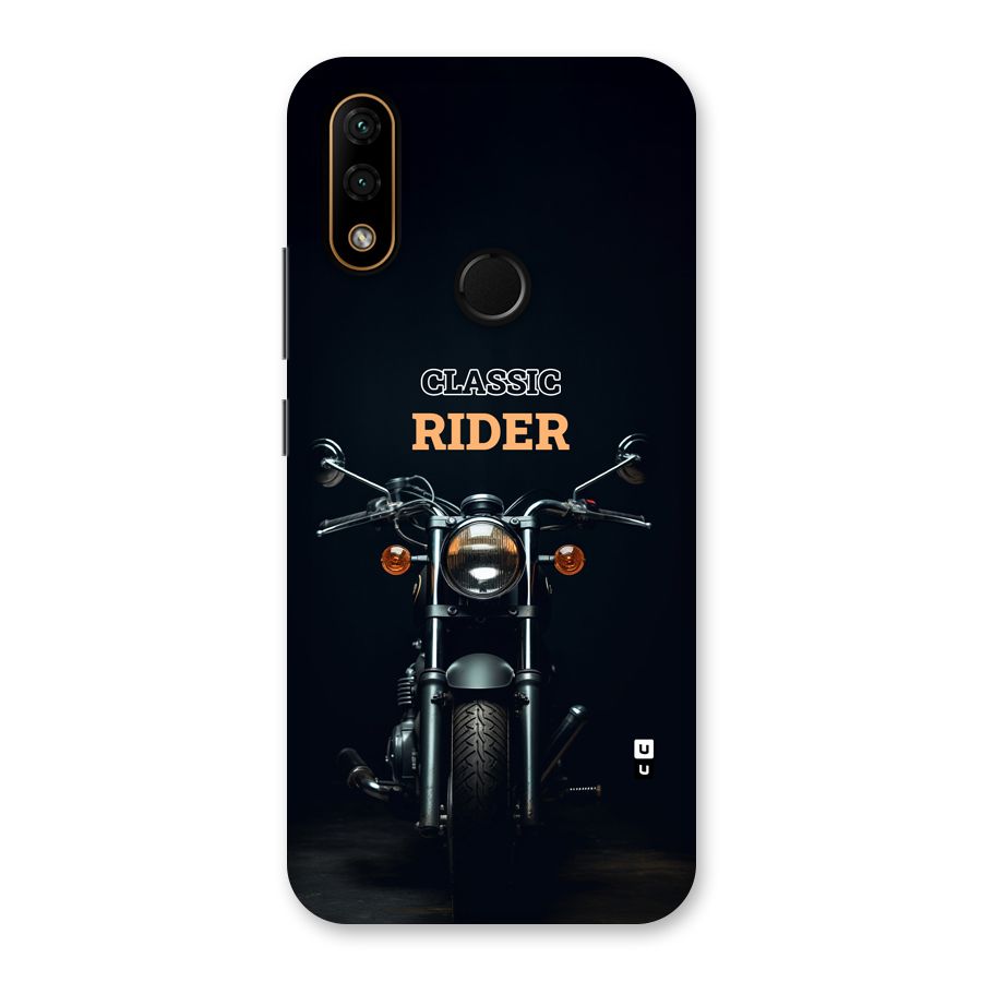 Classic RIder Back Case for Lenovo A6 Note