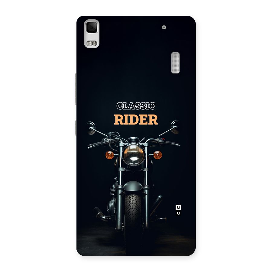 Classic RIder Back Case for Lenovo A7000