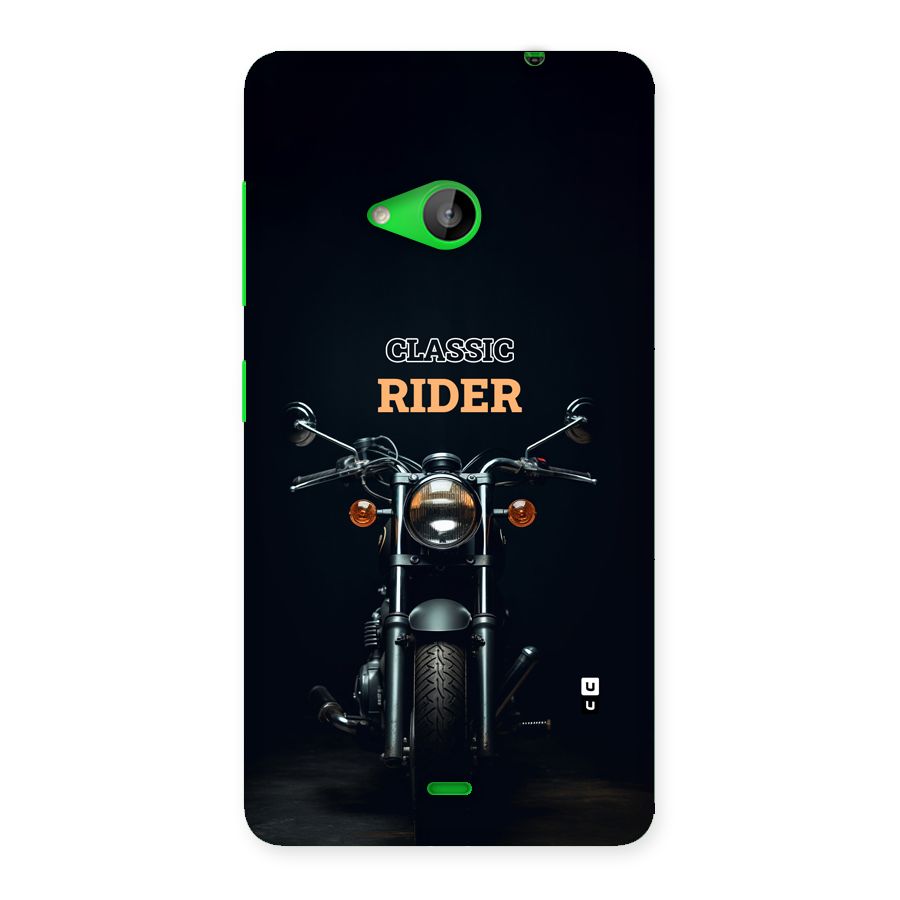 Classic RIder Back Case for Lumia 535