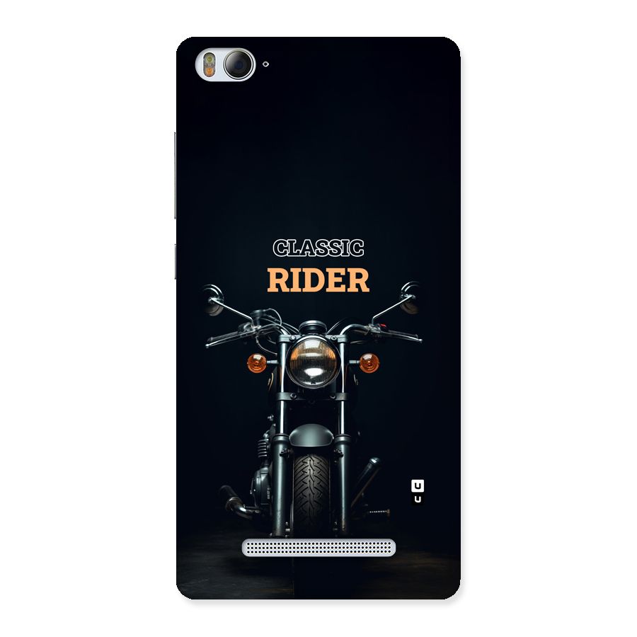 Classic RIder Back Case for Mi4i