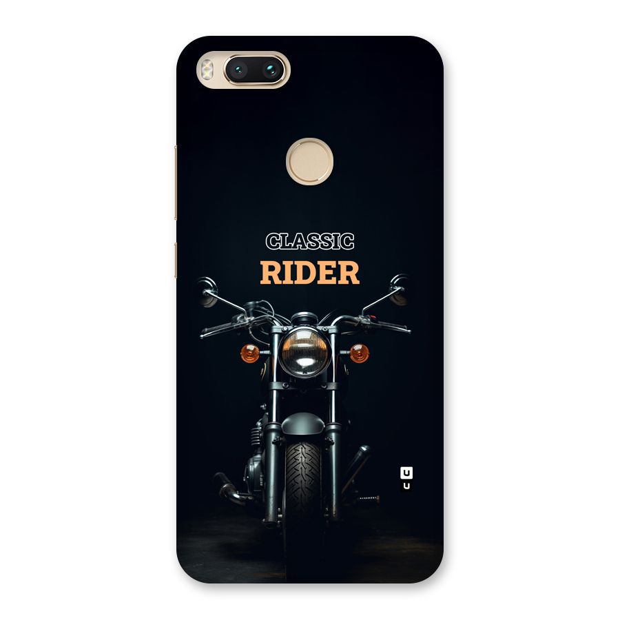 Classic RIder Back Case for Mi A1