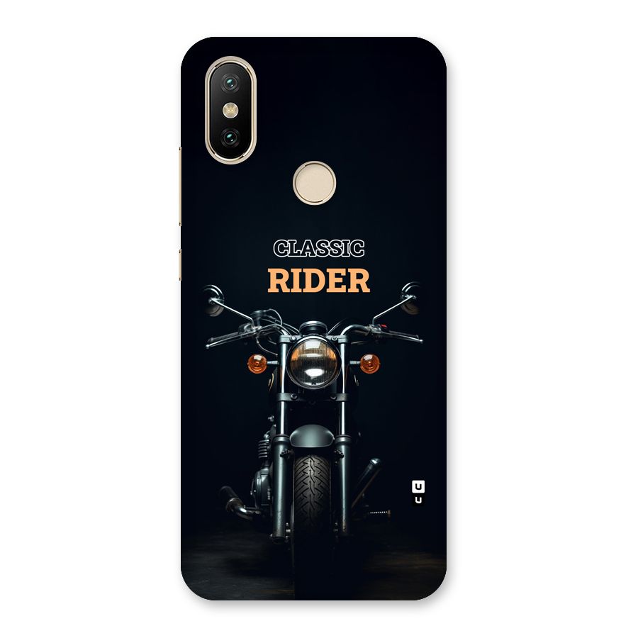 Classic RIder Back Case for Mi A2