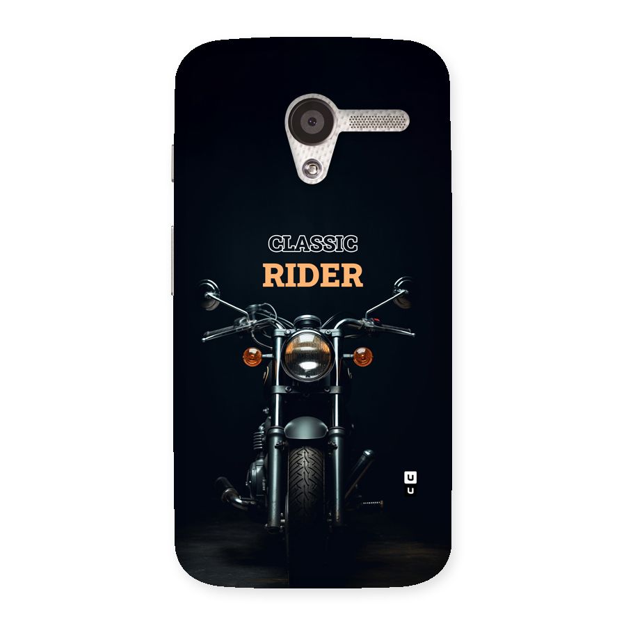 Classic RIder Back Case for Moto X