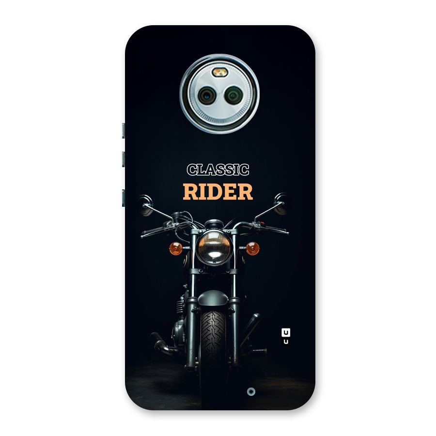 Classic RIder Back Case for Moto X4