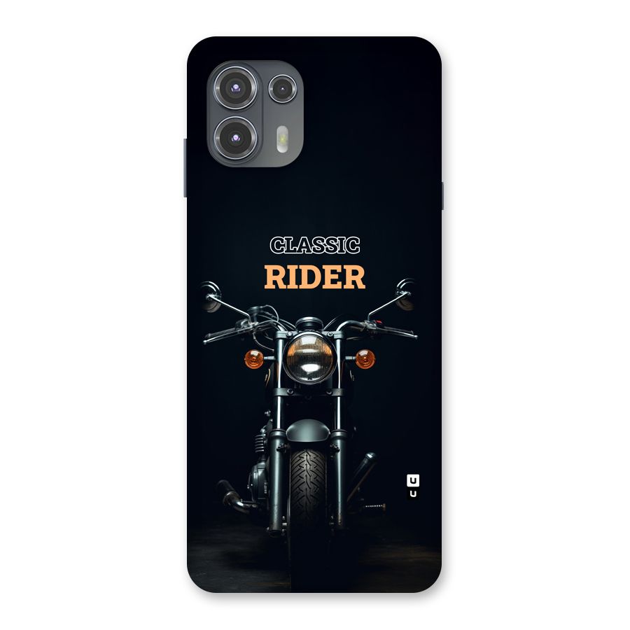 Classic RIder Back Case for Motorola Edge 20 Fusion