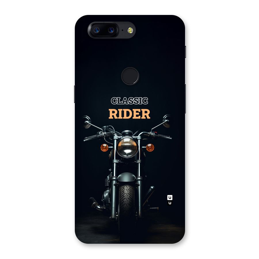 Classic RIder Back Case for OnePlus 5T