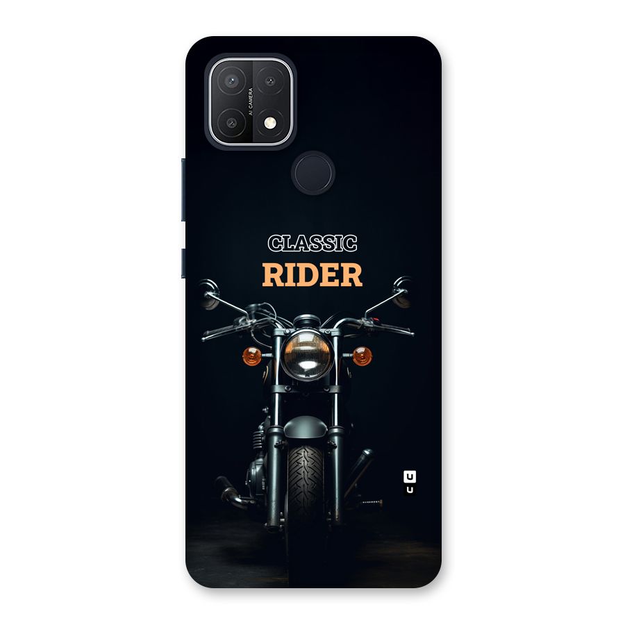Classic RIder Back Case for Oppo A15s