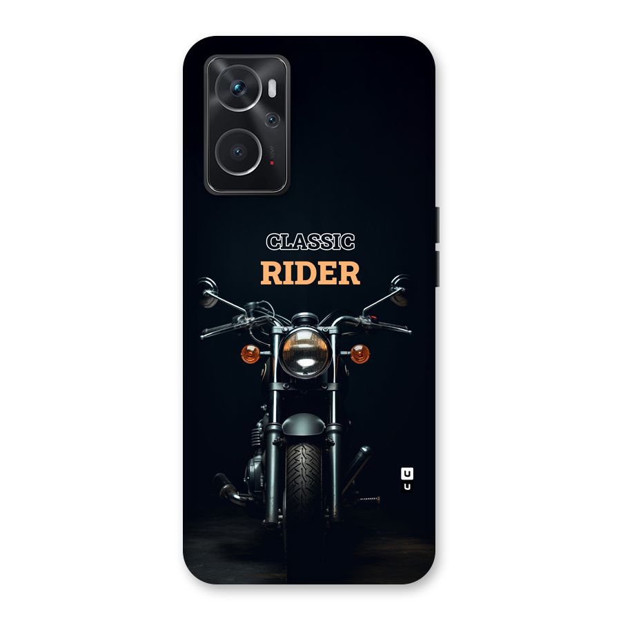 Classic RIder Back Case for Oppo K10 4G