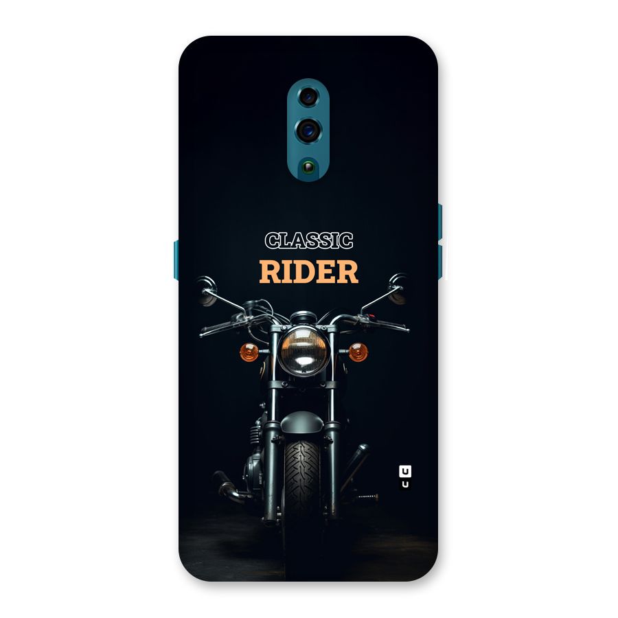 Classic RIder Back Case for Oppo Reno