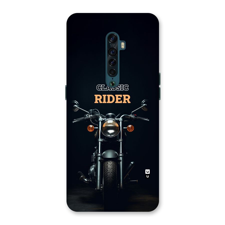 Classic RIder Back Case for Oppo Reno2