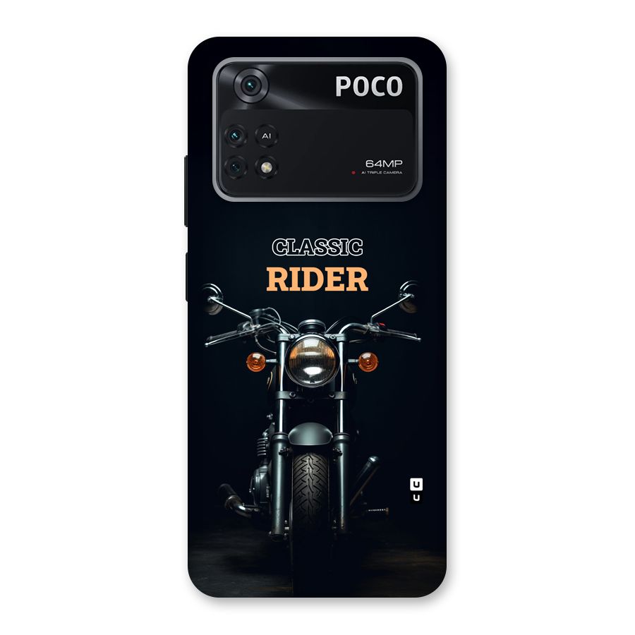 Classic RIder Back Case for Poco M4 Pro 4G