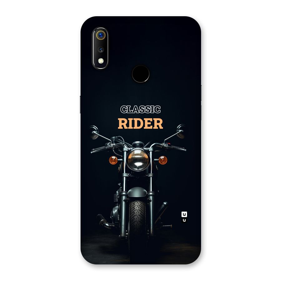Classic RIder Back Case for Realme 3