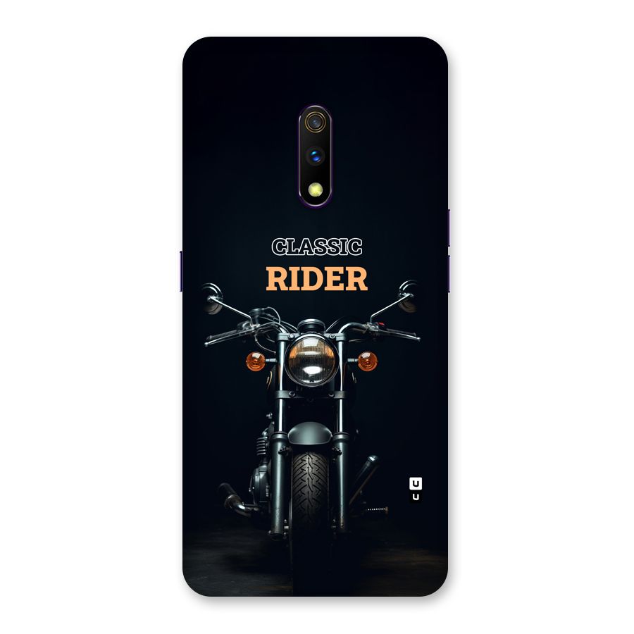 Classic RIder Back Case for Realme X