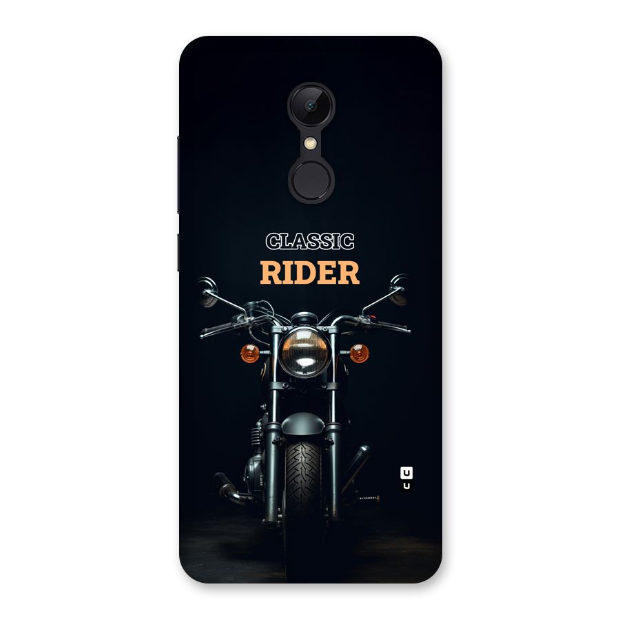 Classic RIder Back Case for Redmi 5