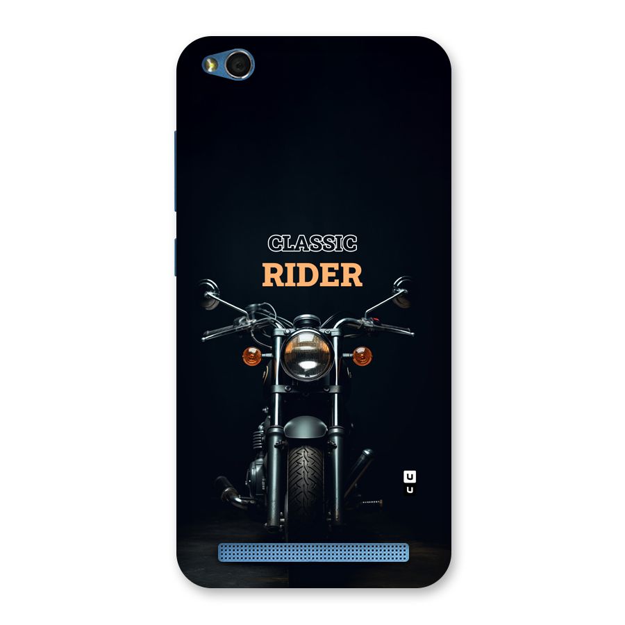 Classic RIder Back Case for Redmi 5A
