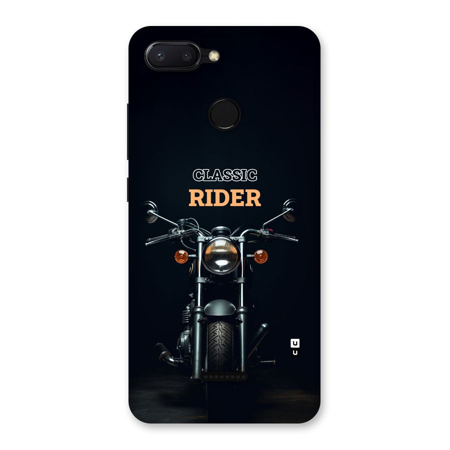 Classic RIder Back Case for Redmi 6