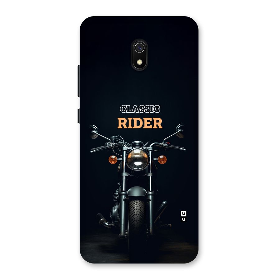 Classic RIder Back Case for Redmi 8A