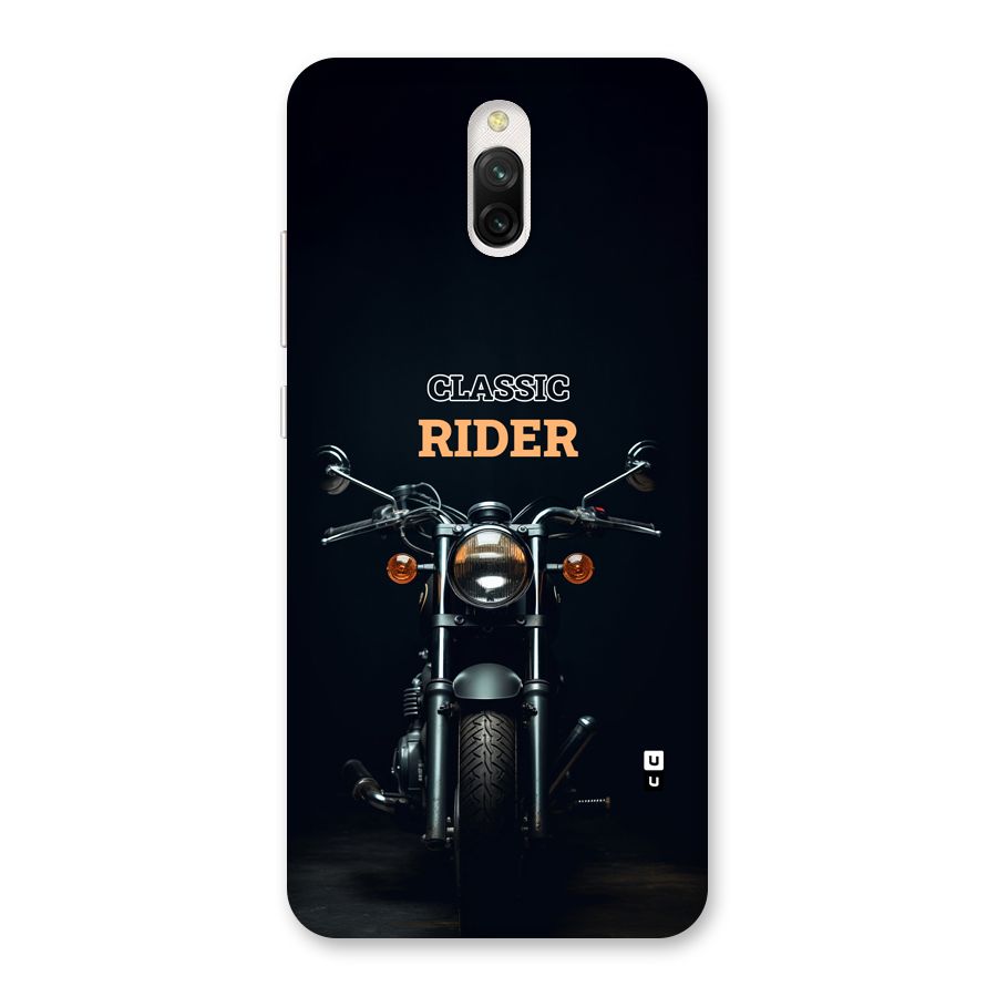 Classic RIder Back Case for Redmi 8A Dual